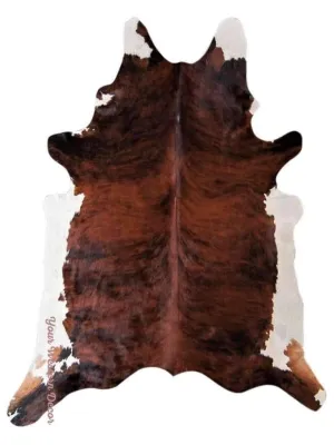 Brindle White Belly Cowhide - Colombian wall decor, home accessories