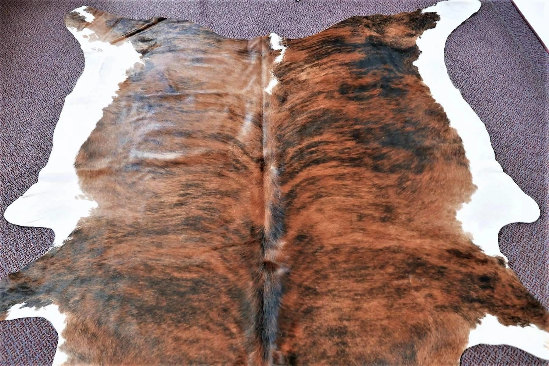 Brindle White Belly Cowhide - Colombian