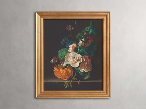 Buds and the Blooms Framed Print