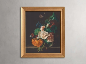 Buds and the Blooms Framed Print