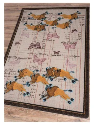 Buffalo Run Rugs by Avis Charley folding guest bed, rollaway bed