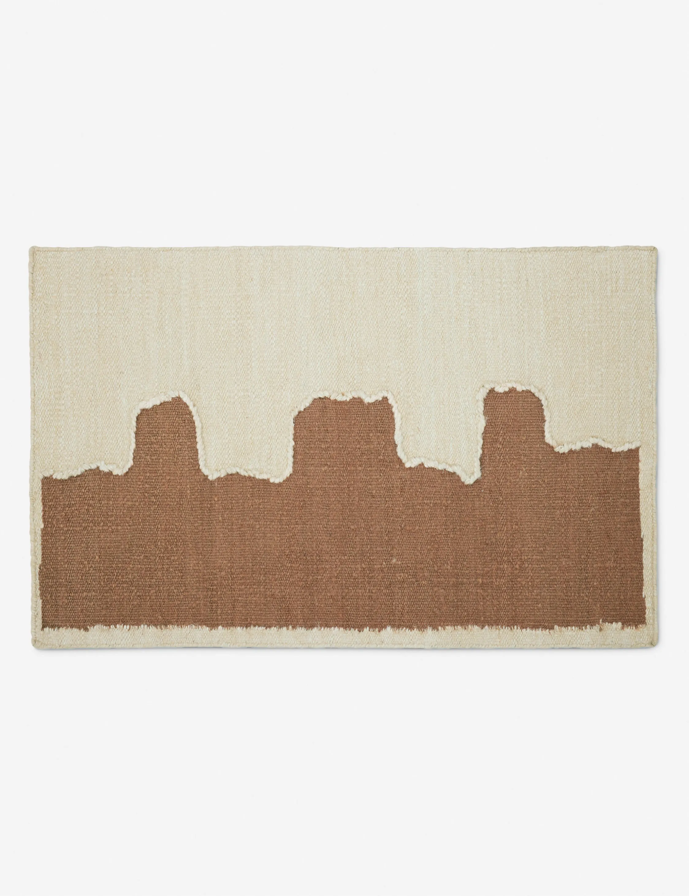 Butte Flatweave Linen Rug by lan Byrd