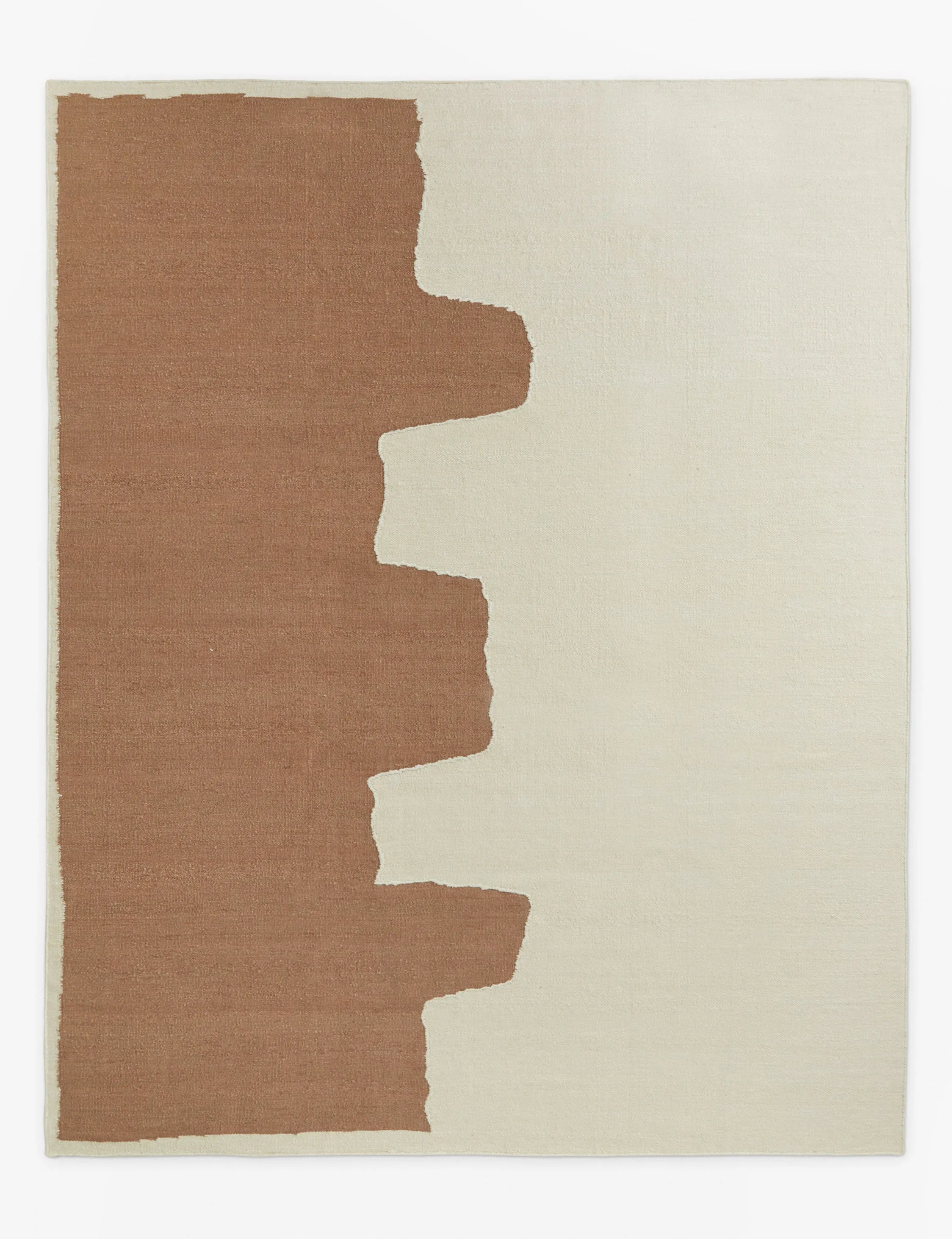 Butte Flatweave Linen Rug by lan Byrd
