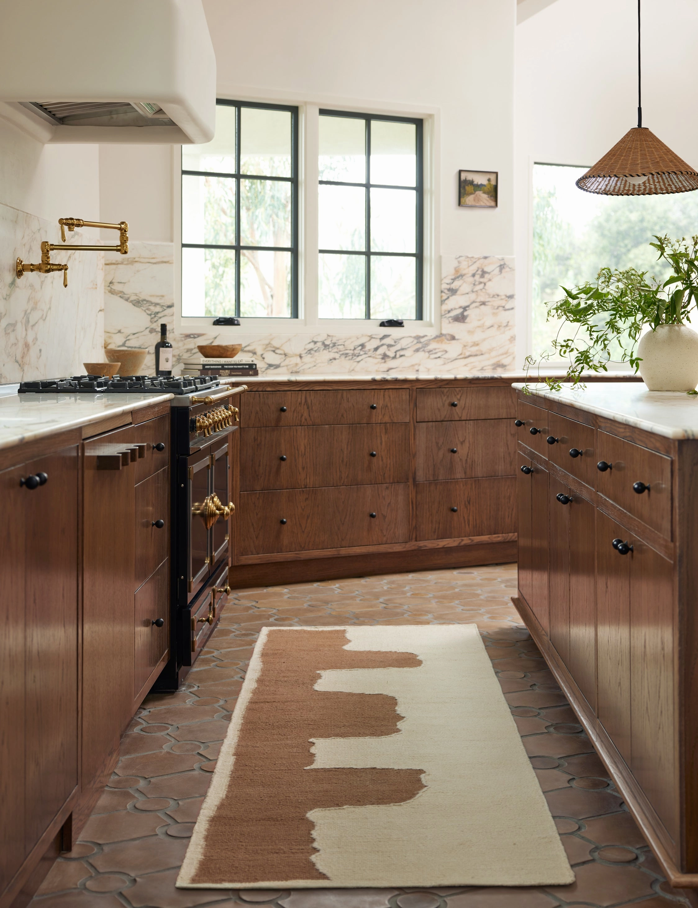 Butte Flatweave Linen Rug by lan Byrd
