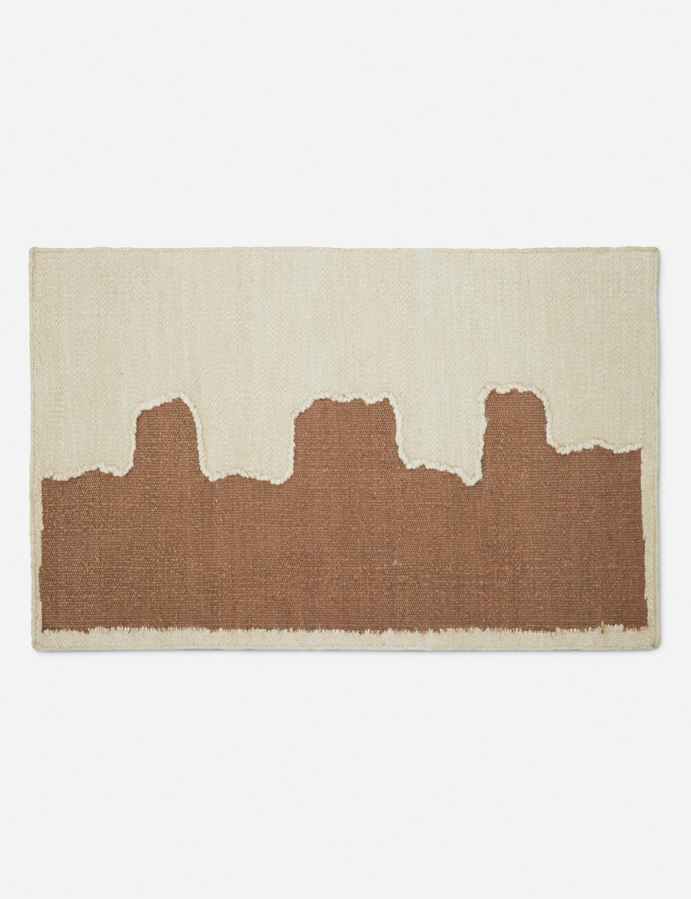 Butte Flatweave Linen Rug by lan Byrd