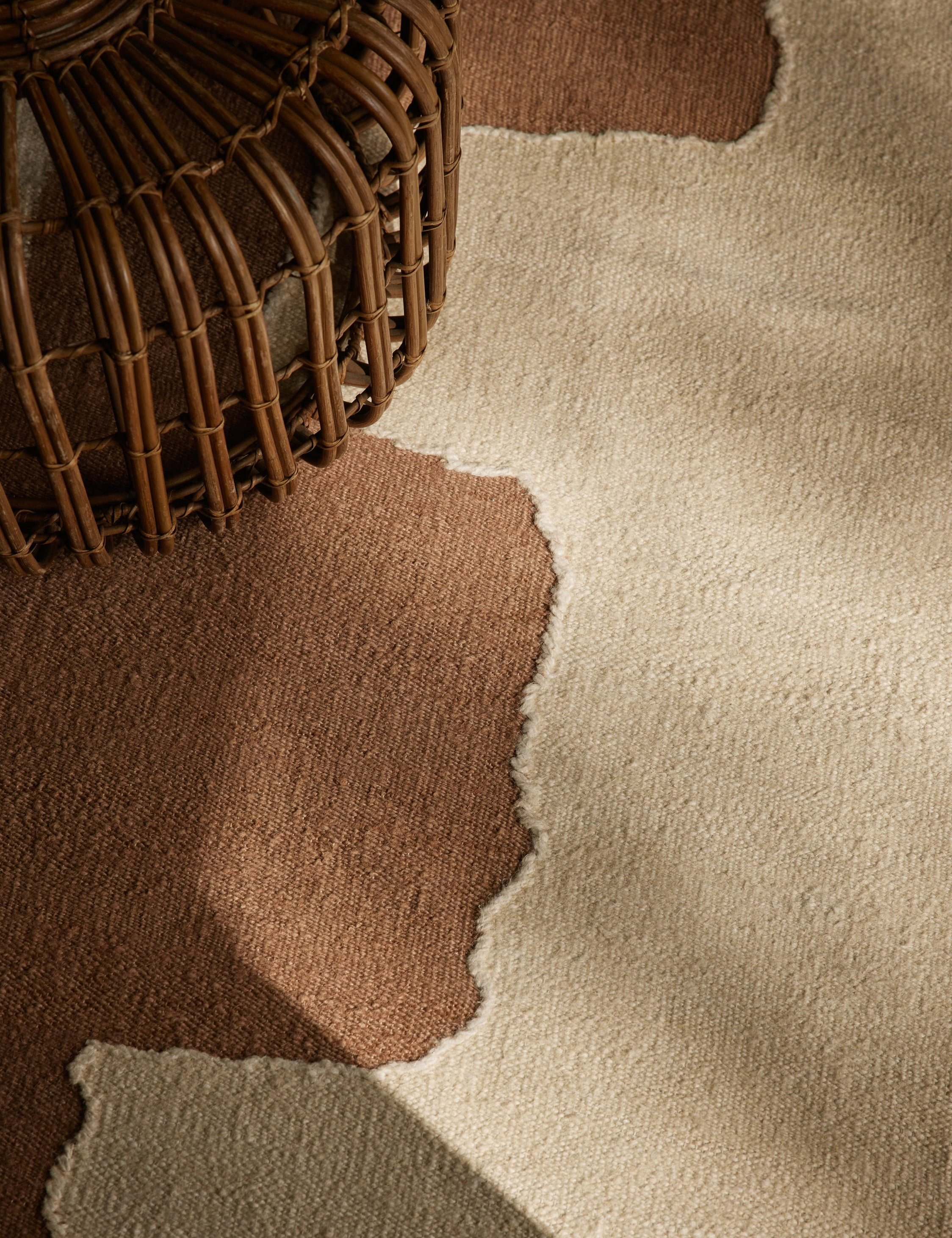Butte Flatweave Linen Rug by lan Byrd
