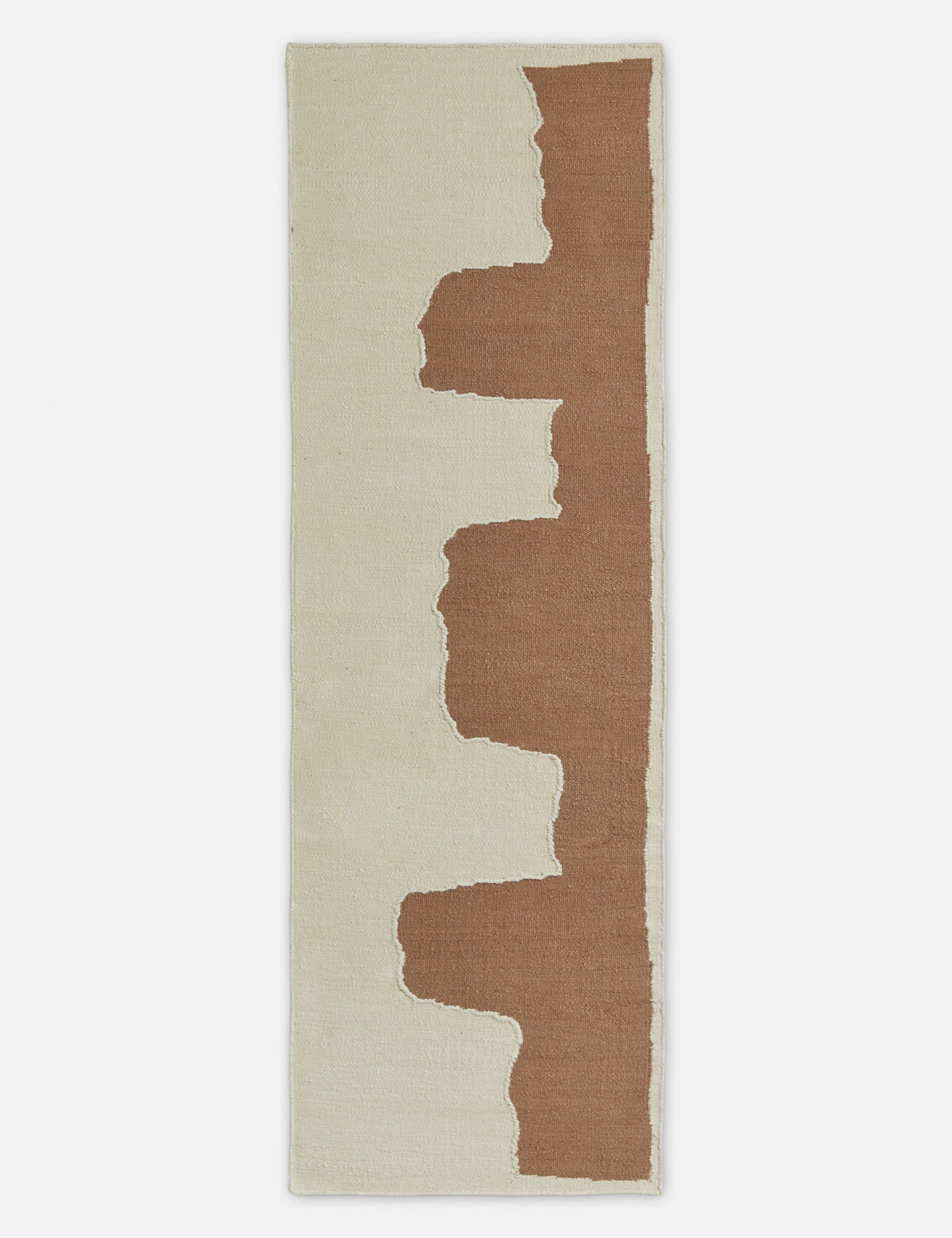 Butte Flatweave Linen Rug by lan Byrd