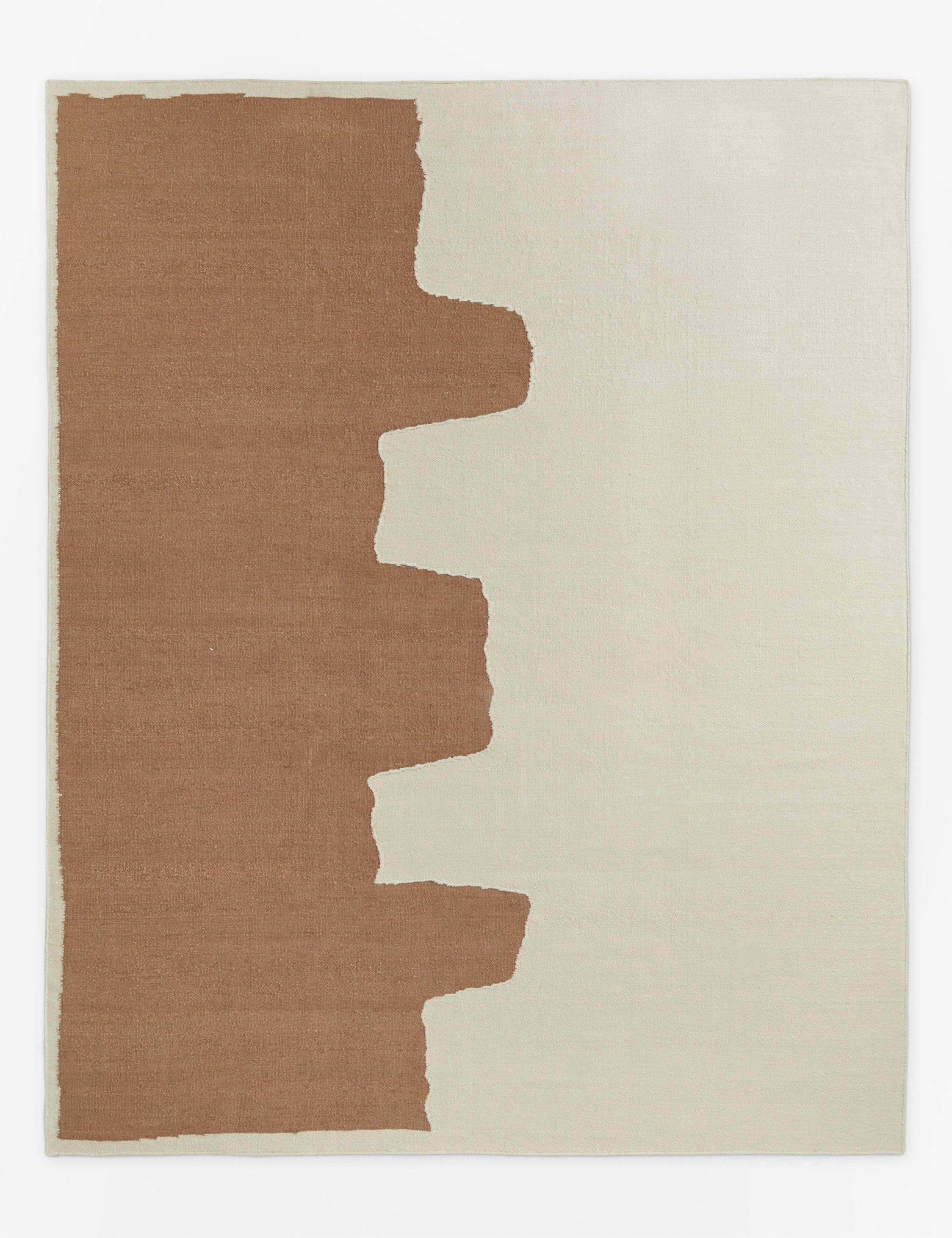 Butte Flatweave Linen Rug by lan Byrd