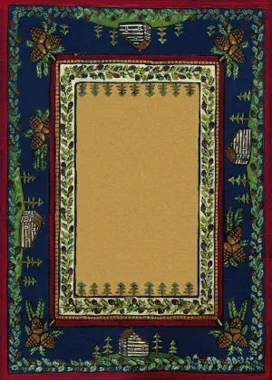 Cabin In The Clearing Pines Area Rugs folding guest bed, rollaway bed