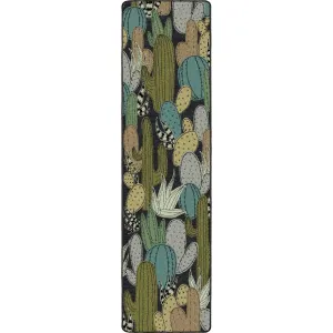 Cacti Cluster Southwest Floor Runner folding guest bed, rollaway bed