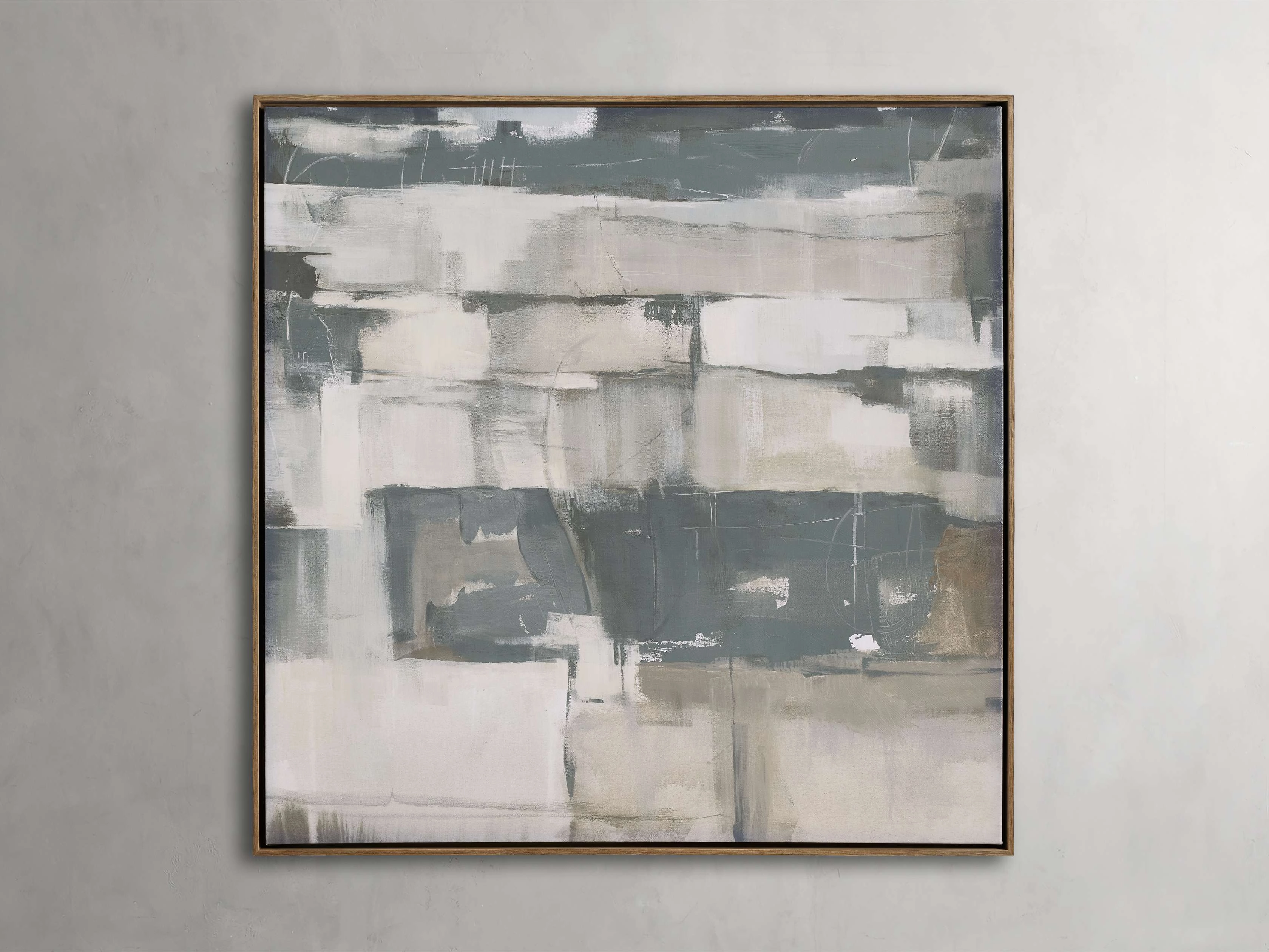 Calm Layers I Framed Print