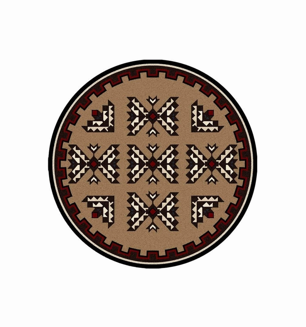 Cami Blanket Rugs in Brown