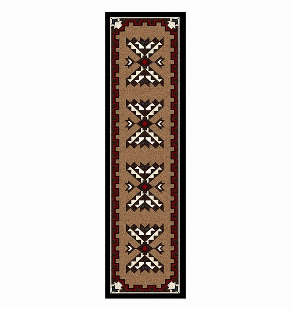 Cami Blanket Rugs in Brown