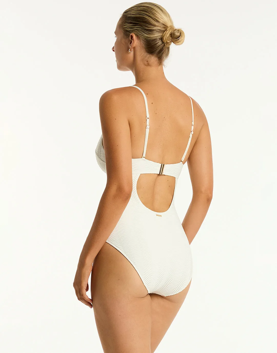 Caracus Balconette Bra Swimsuit - Coconut