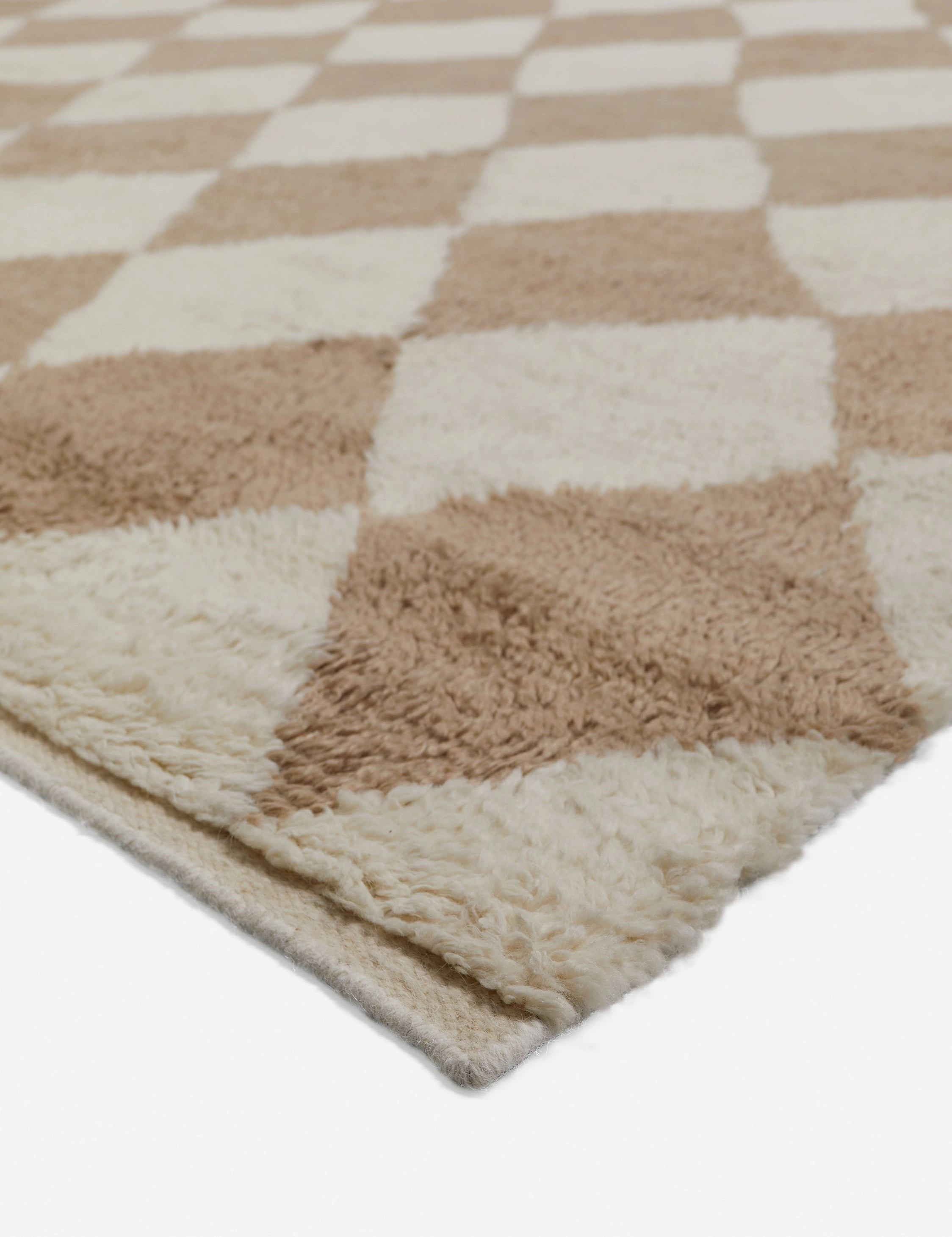 Cariad Hand-Knotted Wool Moroccan Shag Rug
