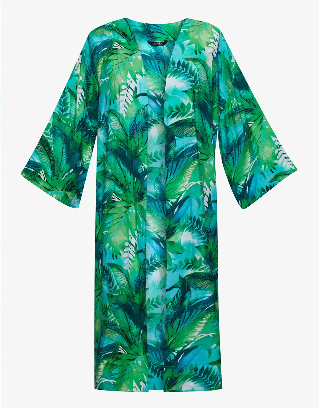 Cartago Palms Poolside Kimono Cover Up - Multi