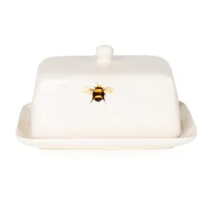 Ceramic Butter Dish with Bee Detail kitchen essentials, utensils set