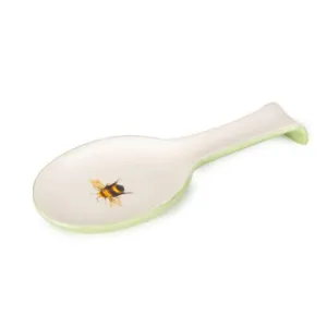Ceramic Spoon Rest with Bee Accent kitchen essentials, utensils set