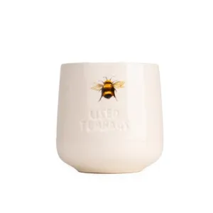 Ceramic Teabag Holder with Bee Design kitchen essentials, utensils set