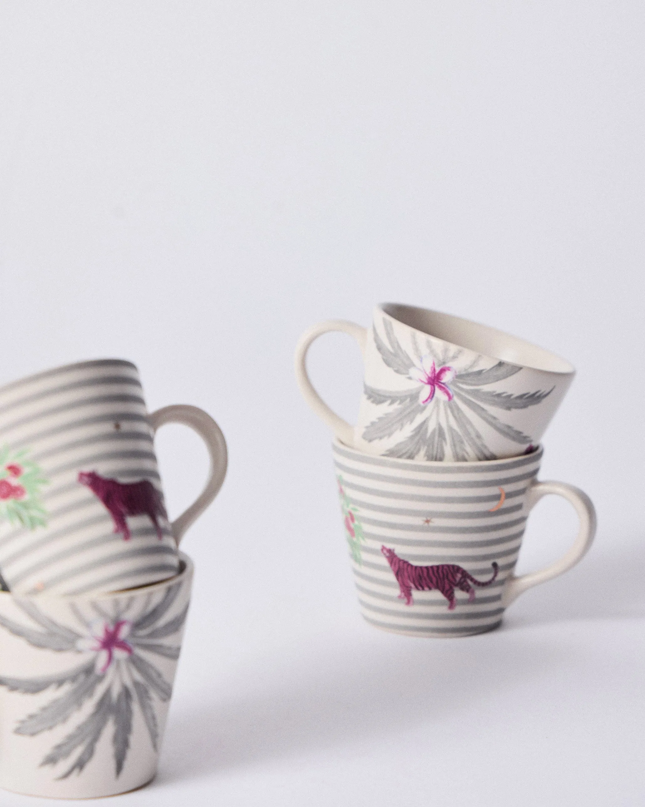 Ceylon Trail Espresso Mugs - Set of 4