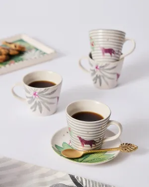 Ceylon Trail Espresso Mugs - Set of 4 clothes drying rack, folding drying rack