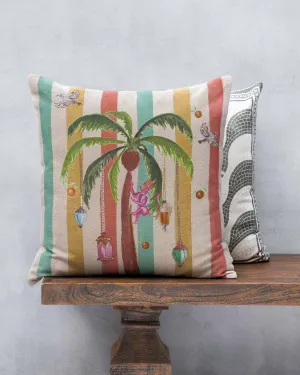 Chambray Palm Cushion accent chair, modern chair