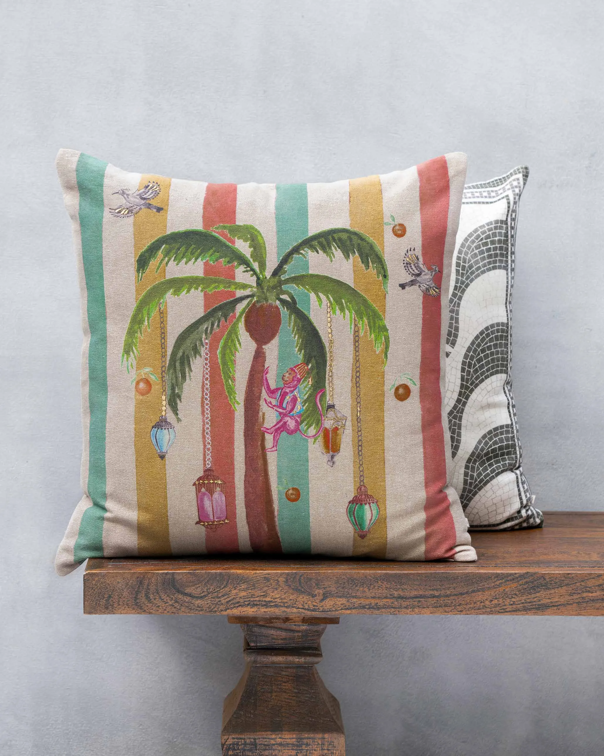 Chambray Palm Cushion accent chair, modern chair