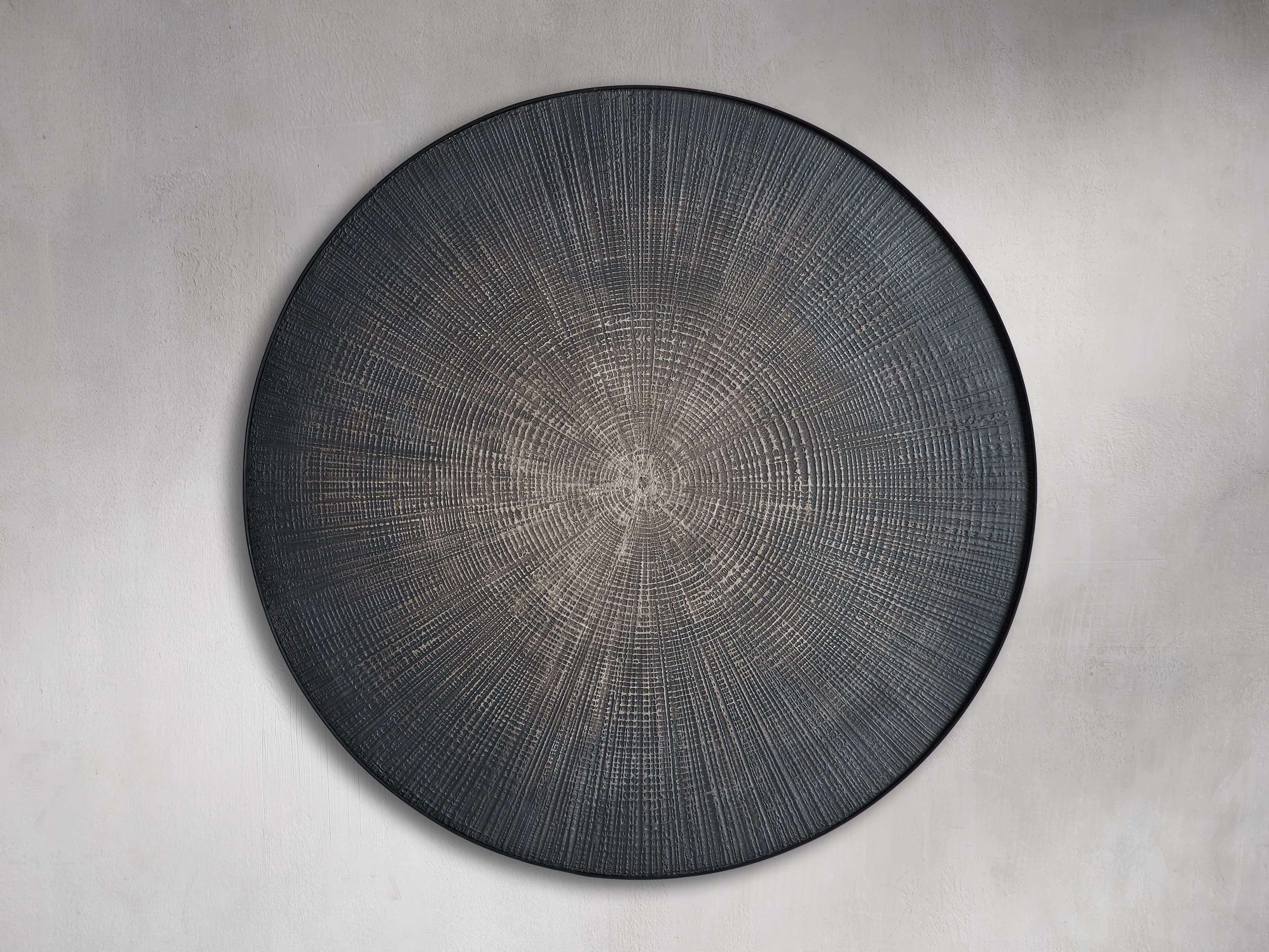 Charcoal Radial Panel