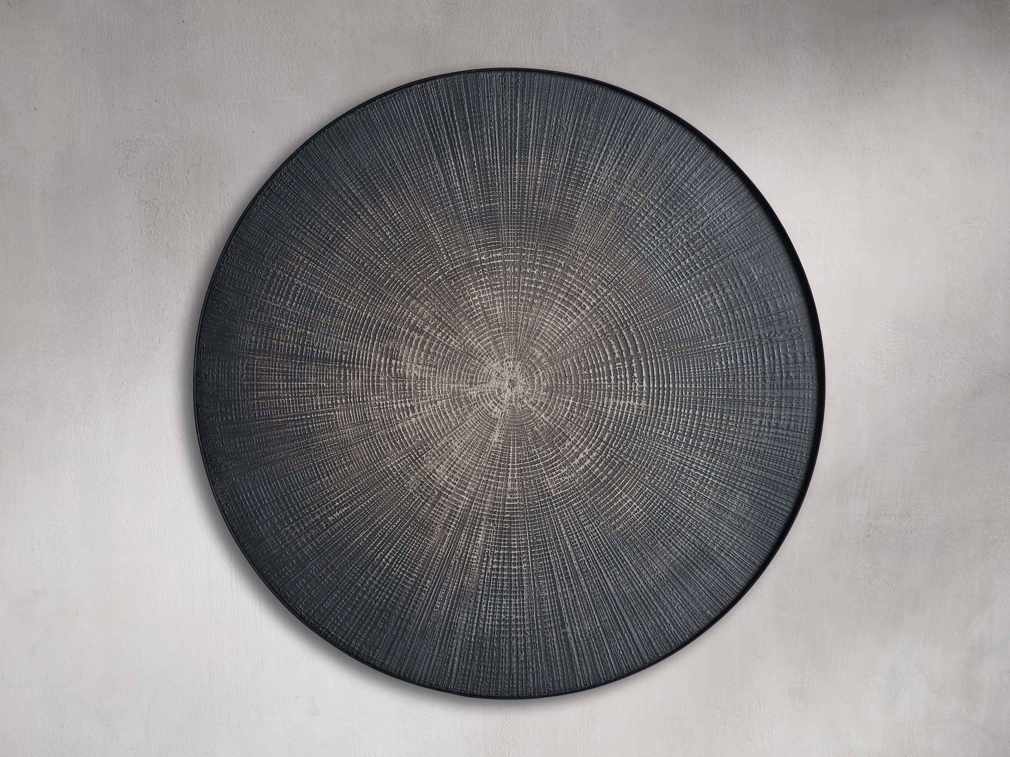 Charcoal Radial Panel