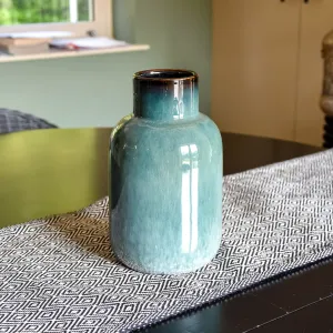 Charming Blue Reactive Glaze Bottle Vase kitchen essentials, utensils set