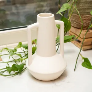 Charming Cream Bottle Vase with Elegant Handles kitchen essentials, utensils set