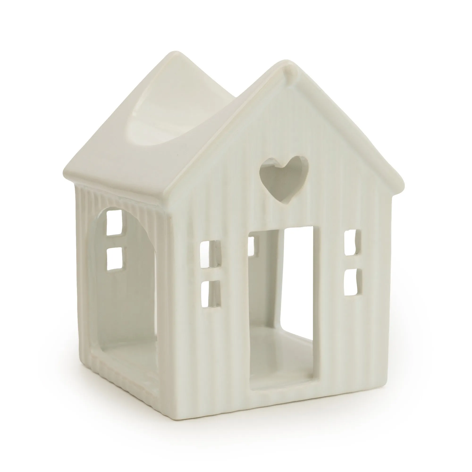 Chic White Ceramic House Wax Burner