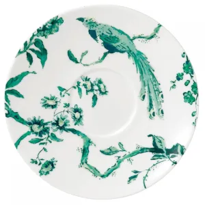 Chinoiserie White Tea saucer TV cabinet, media console