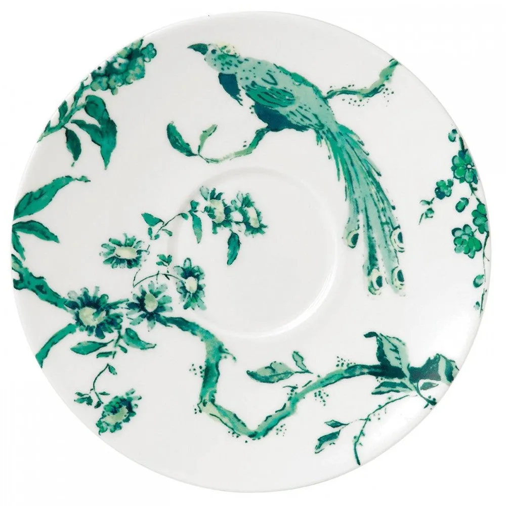 Chinoiserie White Tea saucer TV cabinet, media console