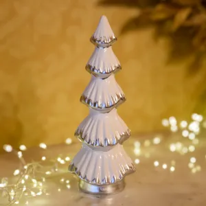 Classic Style White & Silver Ceramic Christmas Tree kitchen essentials, utensils set