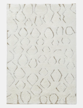 Cluny Hand-Knotted Wool Moroccan-Style Rug