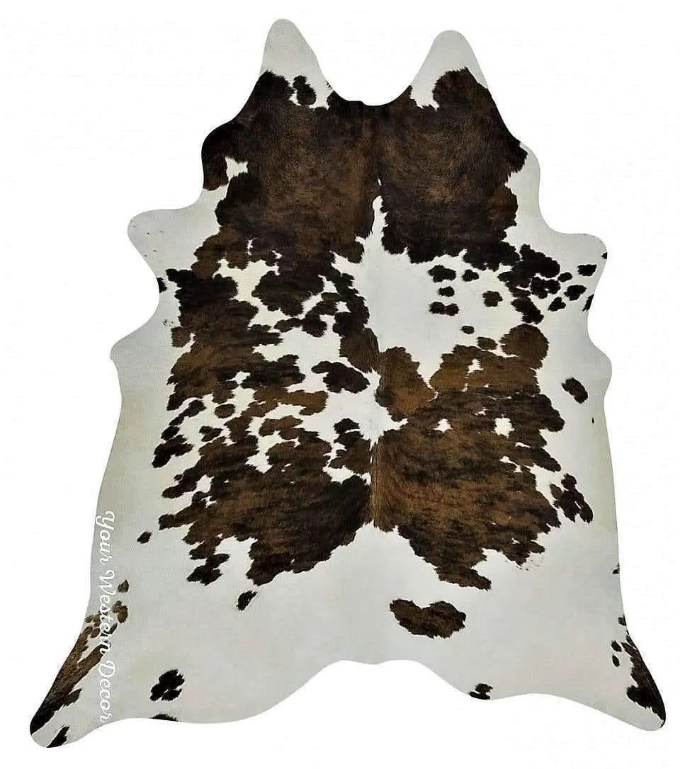 Colombian Tri-Color Cowhide Rug