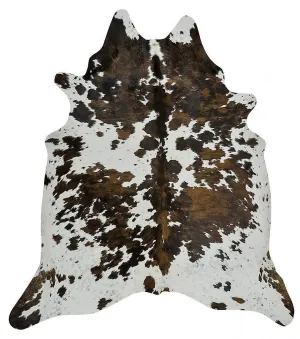 Colombian Tri-Color Cowhide Rug wall decor, home accessories