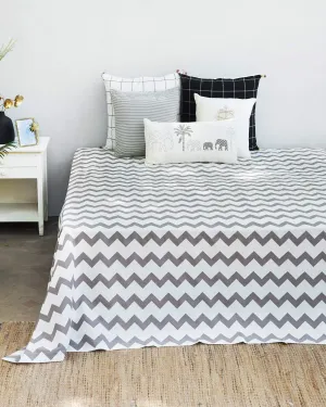 Colombo Wave Bedsheet Queen with Pillow Case Set accent chair, modern chair