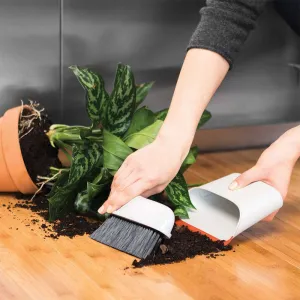 Compact dustpan & brush set home accents, decorative items