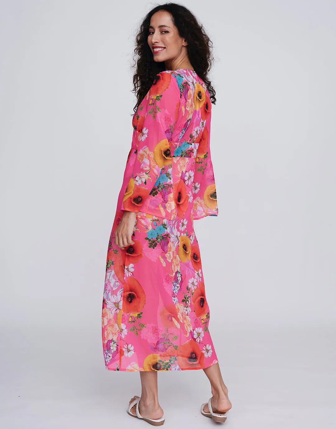 Copacabana Maxi Kaftan - Pink