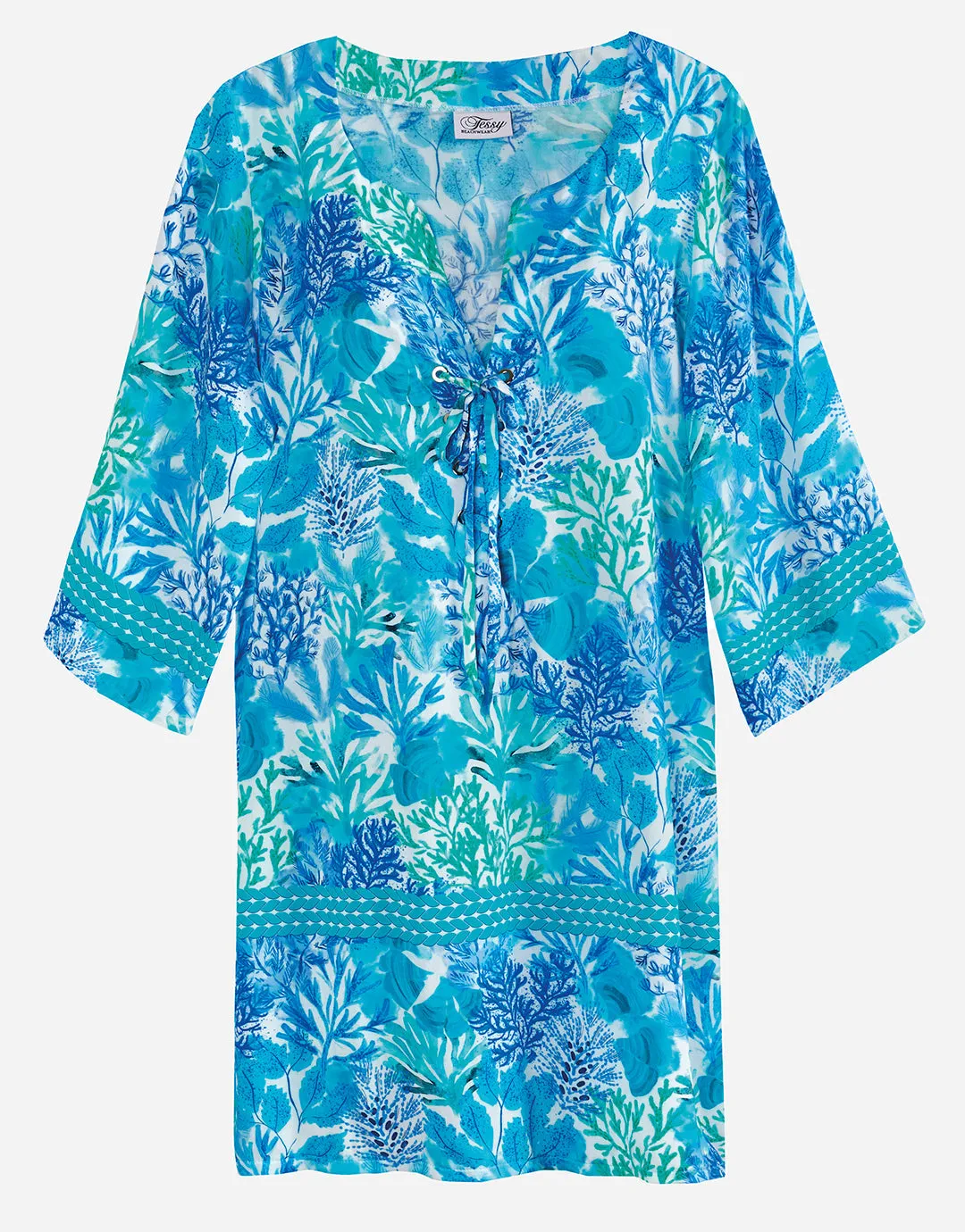 Coral Beach Tunic - Turquoise