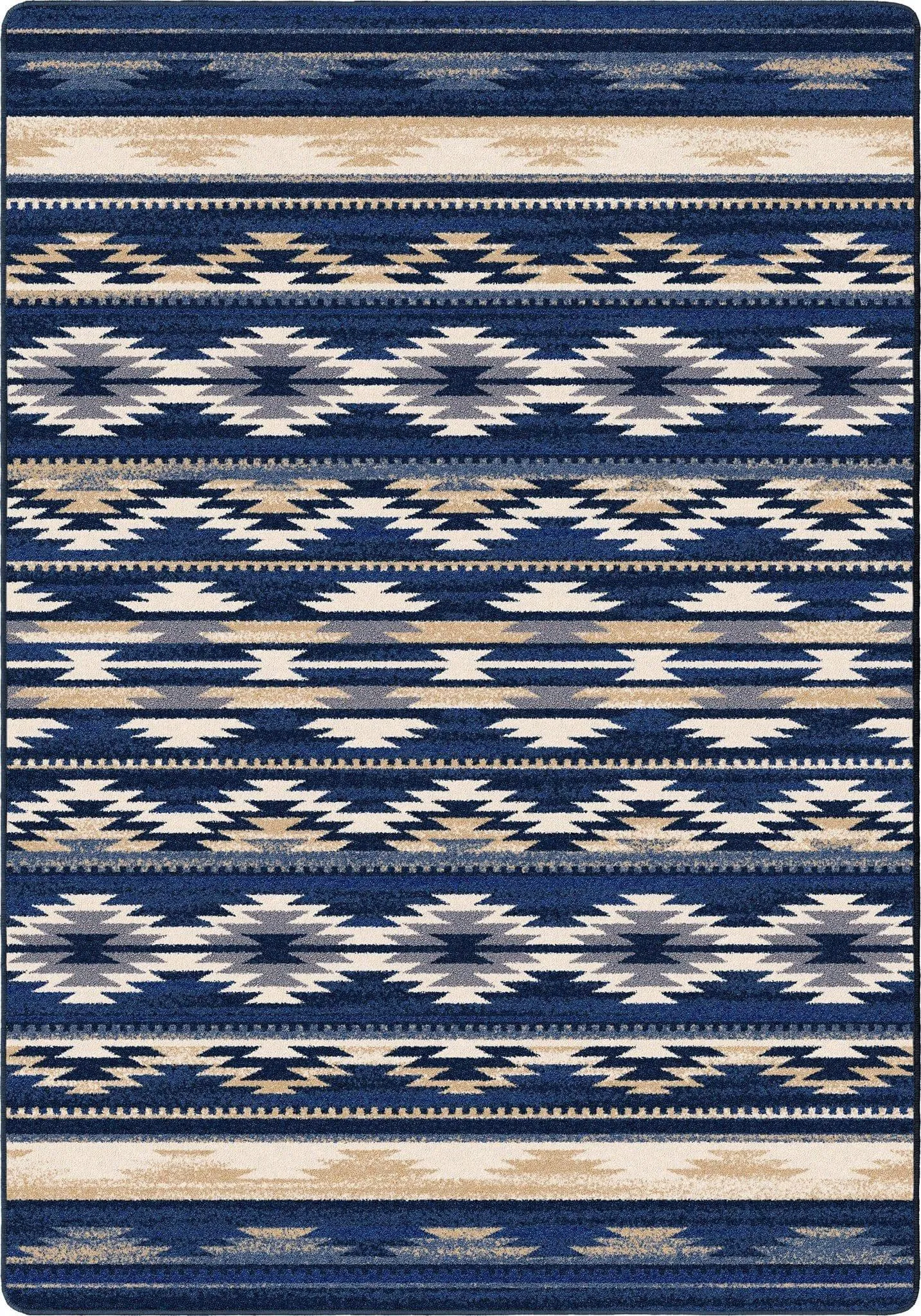 Cornflower Aztec Area Rugs & Runners