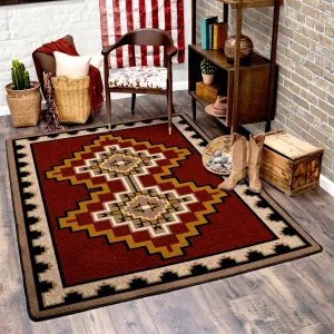 Council Fire in Red Area Rugs folding guest bed, rollaway bed