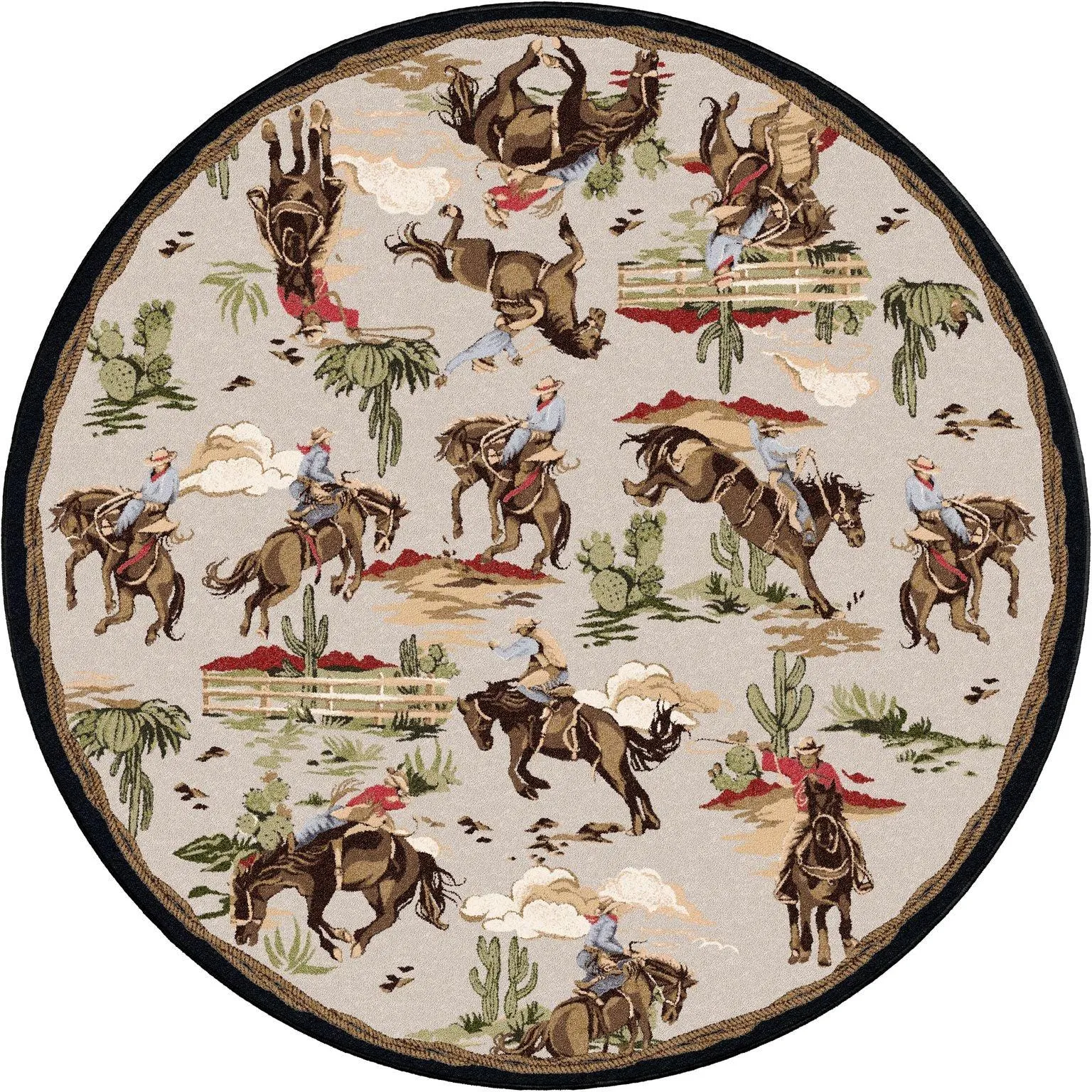 Cowboys & Broncs Western Rugs