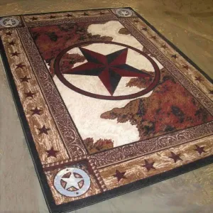 Cowhide Print & Western Star Area Rugs serving tray, cheese board