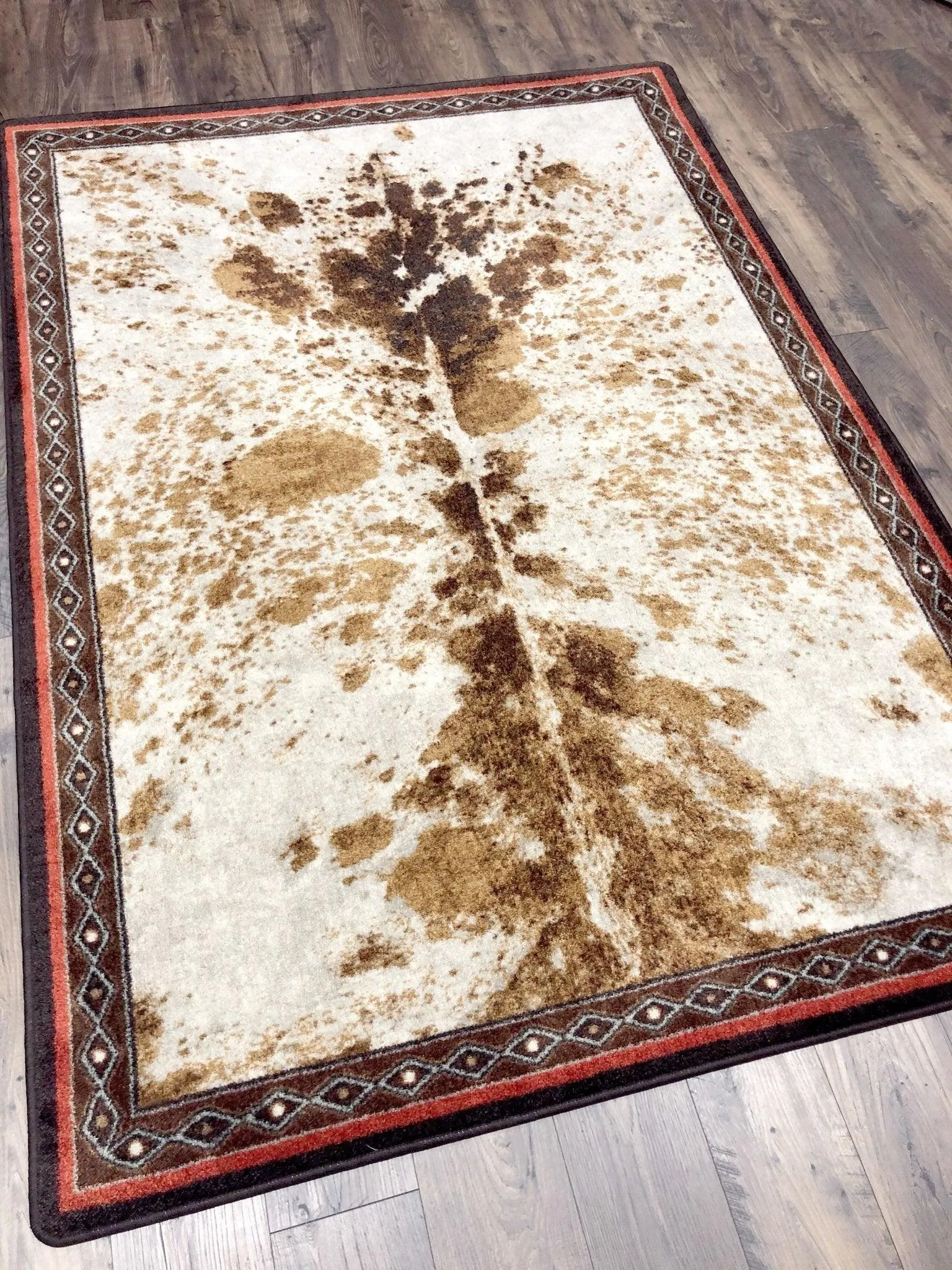 Cowhide Spotted Vaquero Western Rugs