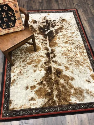 Cowhide Spotted Vaquero Western Rugs serving tray, cheese board