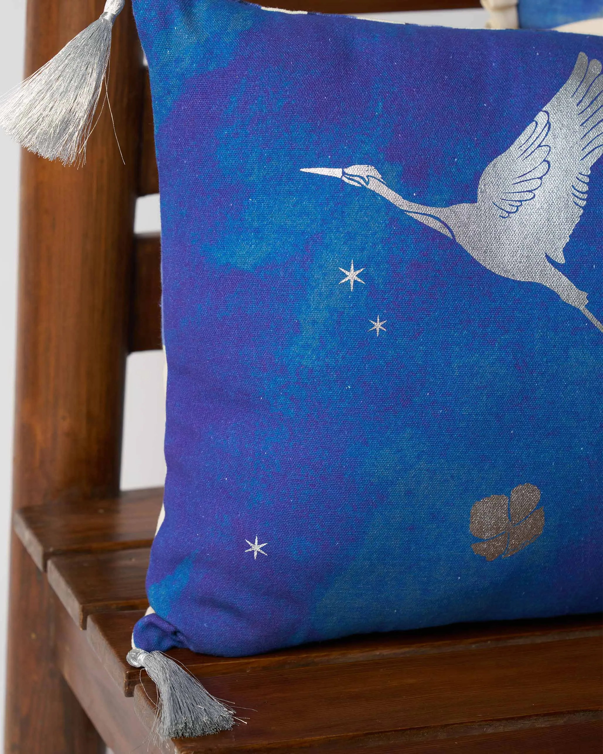 Crane Dance Cushion Cover