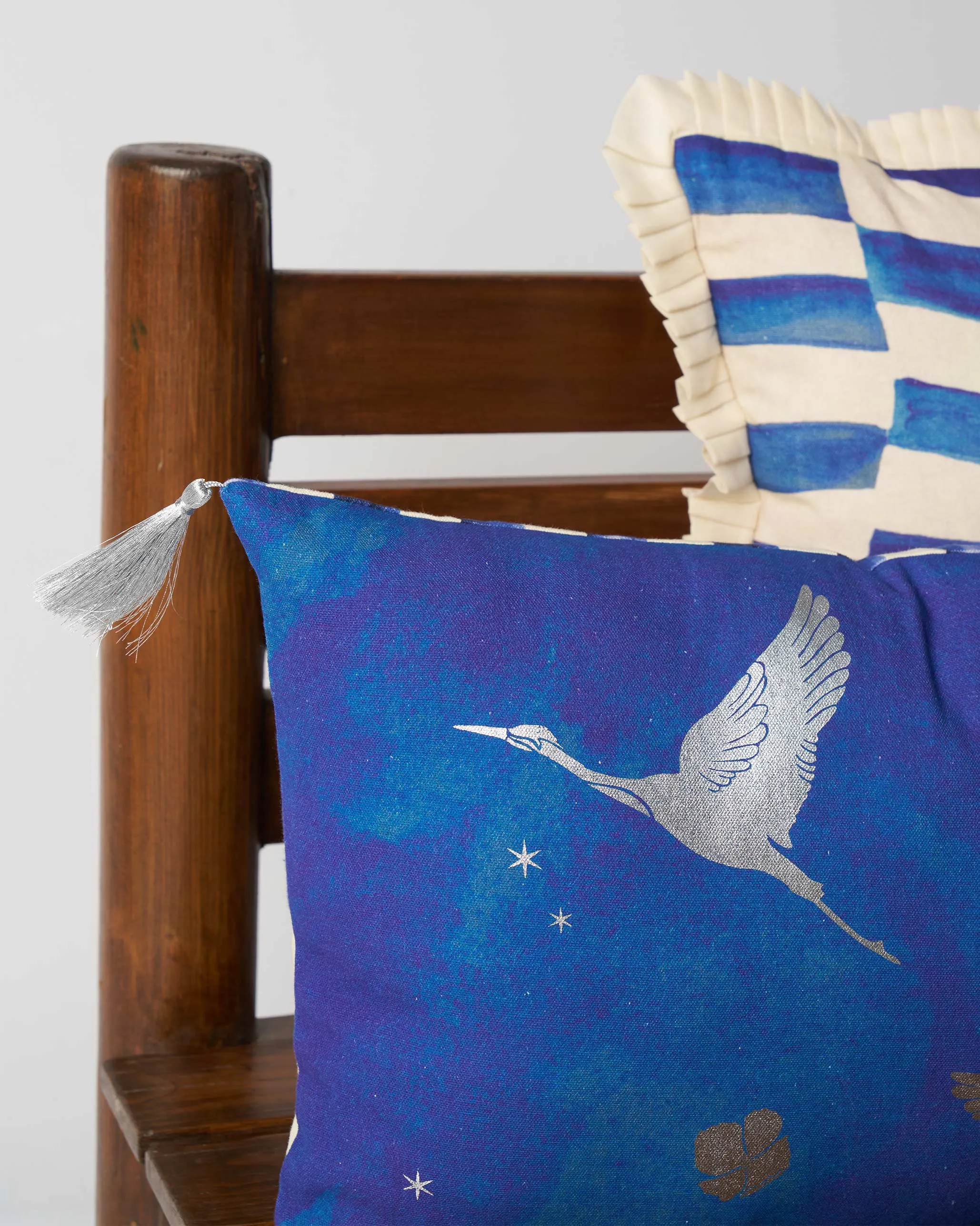 Crane Dance Cushion Cover